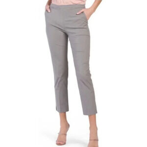 Eileen Fisher Organic Cotton Crop Twill Pants Trouser Size 8